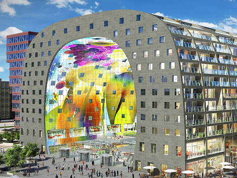 Overdekte voedselmarkt