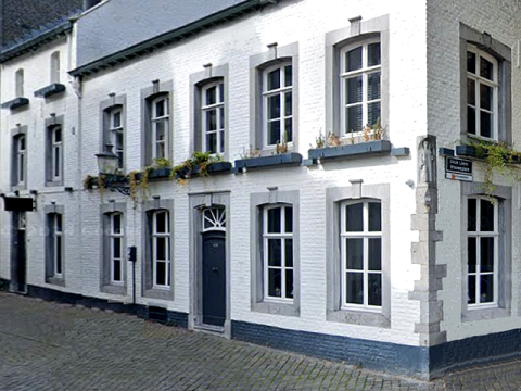 In het Stokstraatkwartier van Maastricht.