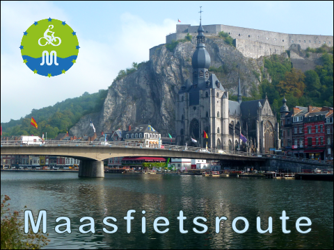 Fietsen langs de Europese rivier Mater Mosa.